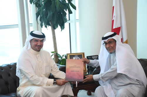 وزير شؤون مجلسي الشورى والنواب يستقبل المهندس نبيل آل محمود