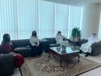سعادة وزير شؤون مجلسي الشورى والنواب يستقبل رئيس جمعية الحقوقيين البحرينية