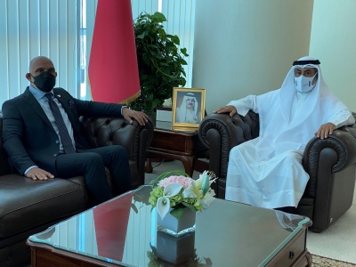 سعادة وزير شؤون مجلسي الشورى والنواب يستقبل عضو مجلس الشورى رضا منفردي